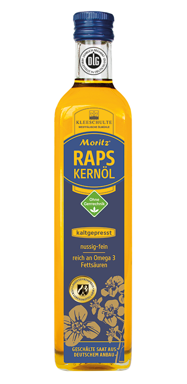 Moritz Classic Rapsöl mit Ehrenpreislabel